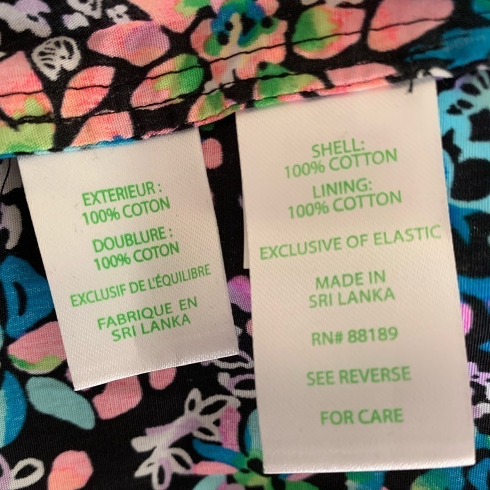 LILLY PULITZER Medium Tammie off the shoulder dress Multi Feeling Fintas… - Picture 16 of 16